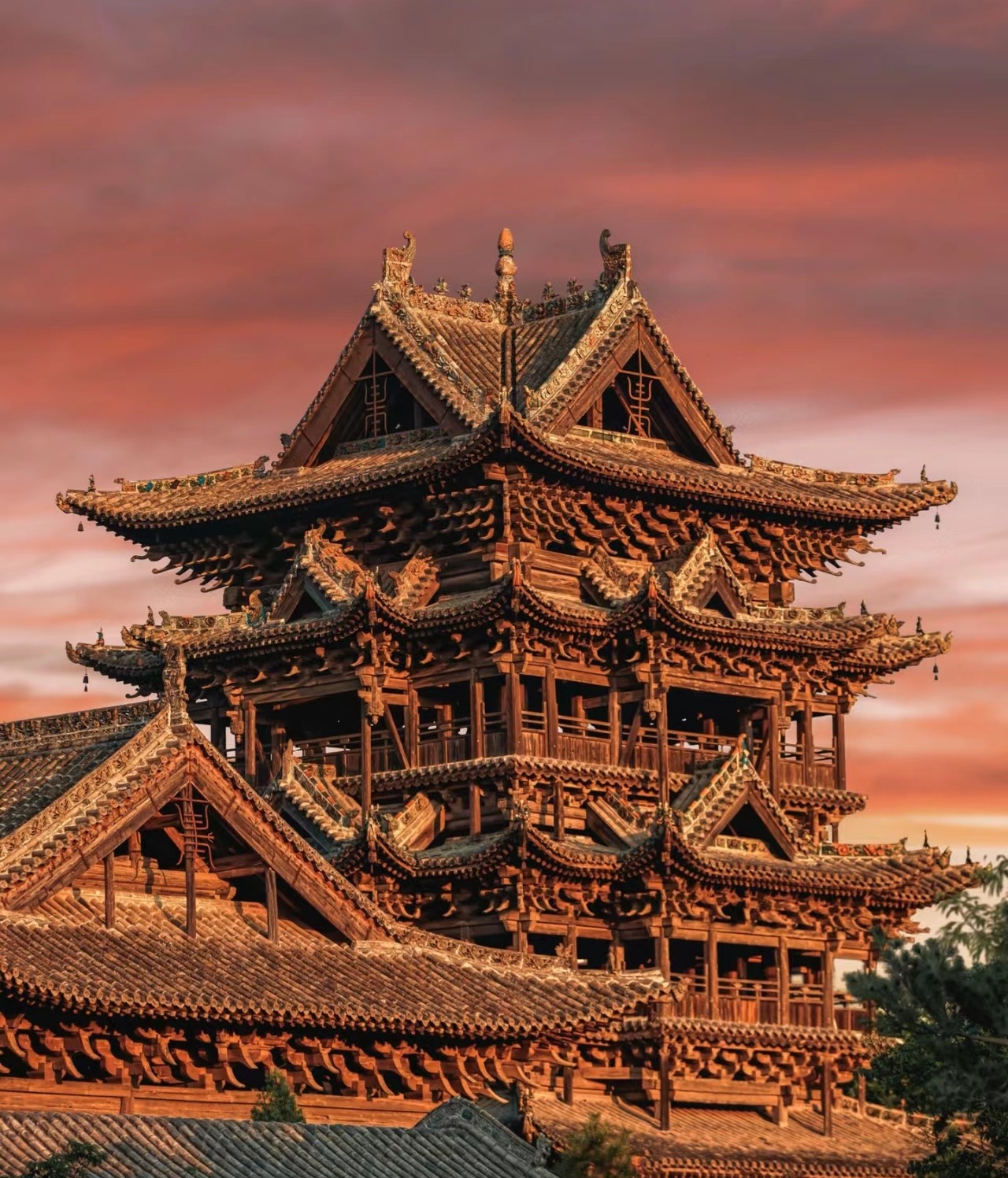 【春节城景通】飞云楼+锦里古街+河津大梯子崖+河津龙门天下